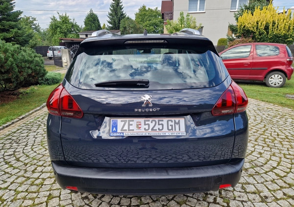 Peugeot 2008 cena 47999 przebieg: 97000, rok produkcji 2017 z Bieruń małe 301